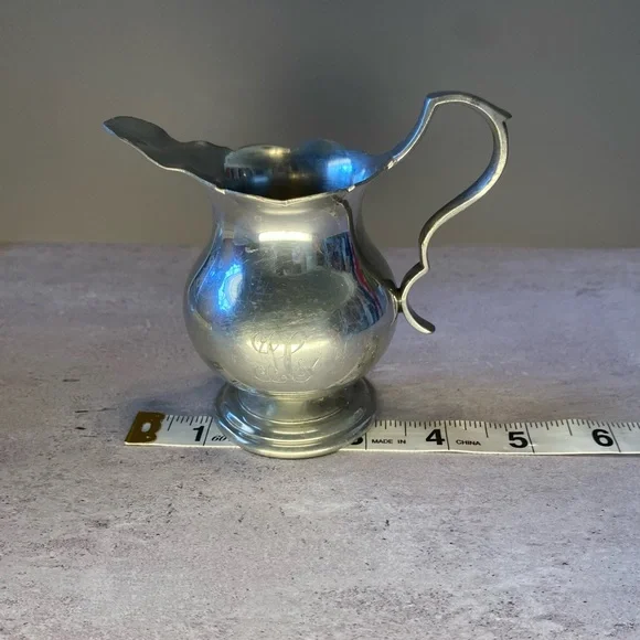 Stieff Williamsburg Restoration Pewter Creamer CW-91 - Picture 9 of 11